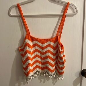 Sandro crop top, worn once